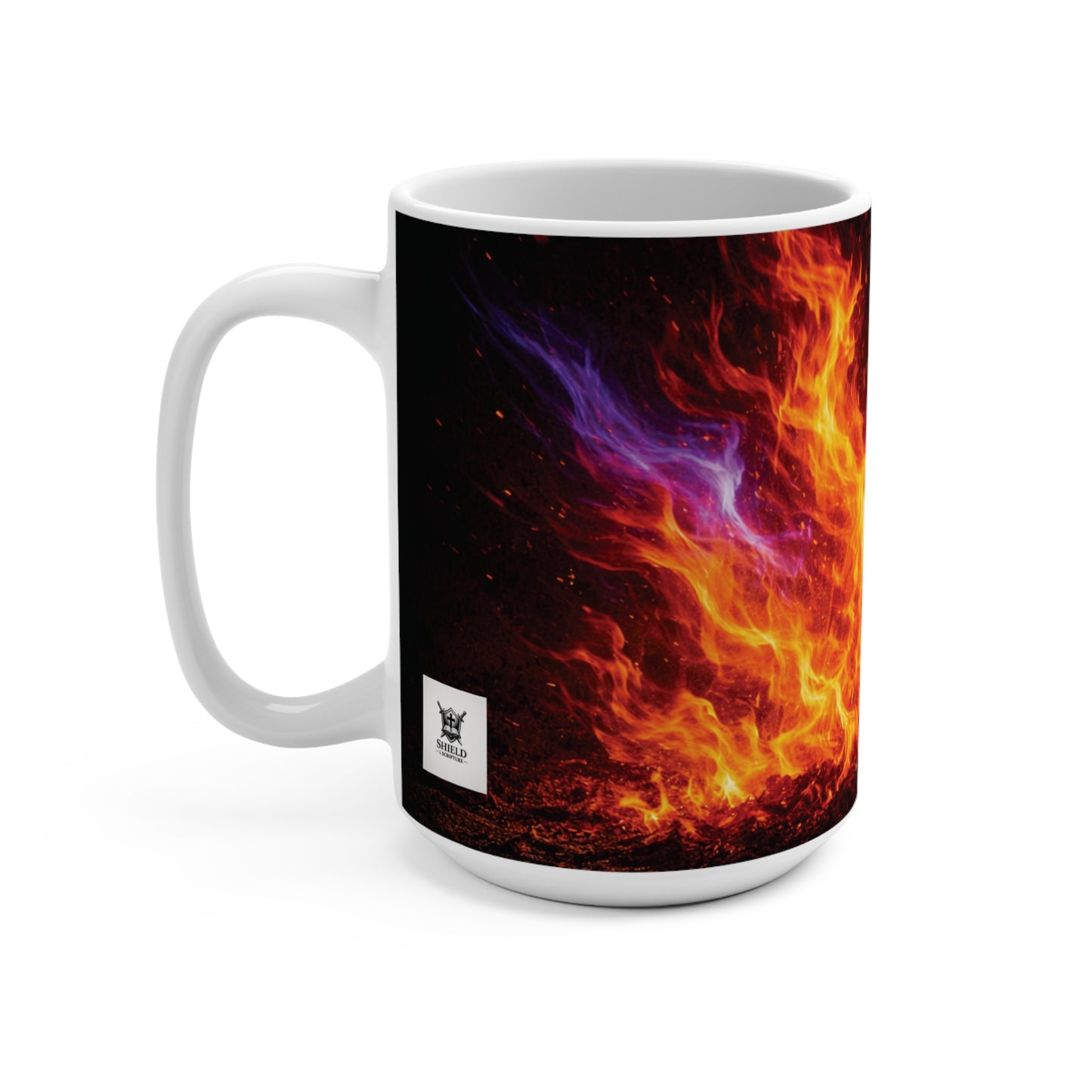Stand Firm in the Fire – 15oz Christian Strength Mug