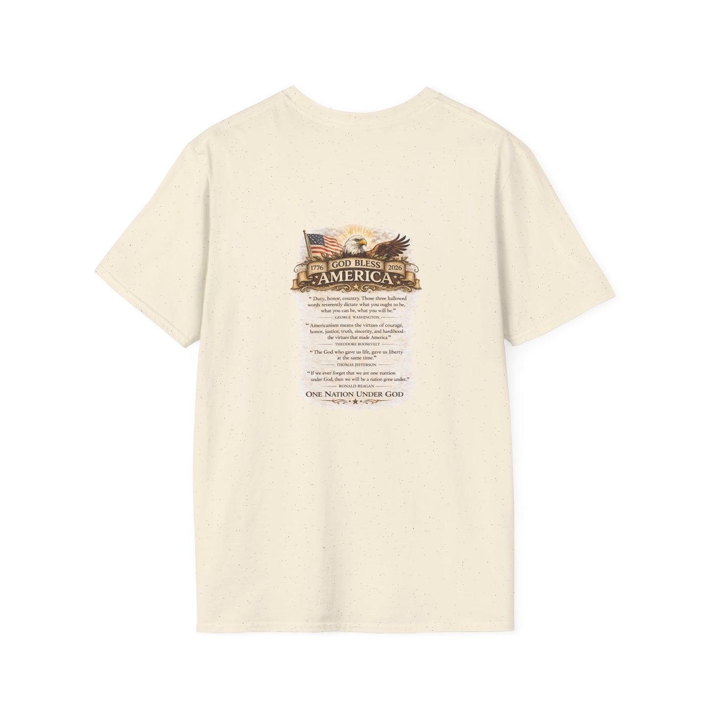 God Bless America 1776–2026 Shirt | One Nation Under God | Patriotic Christian T-Shirt