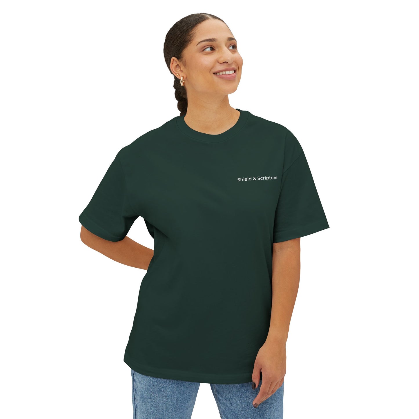 Stand Firm QR Tee | For Those Fighting Quiet Battles | Christian T-Shirt with Message Link
