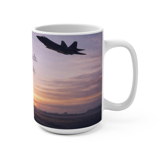 (15 Oz) Stand Watch. Stay Ready. – For Those Who Serve | Air Force Inspired Coffee Mug