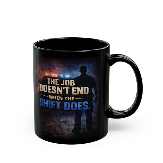 For Those Who Serve - Behind the Badge | Christian Faith Mug | Ephesians 6:13