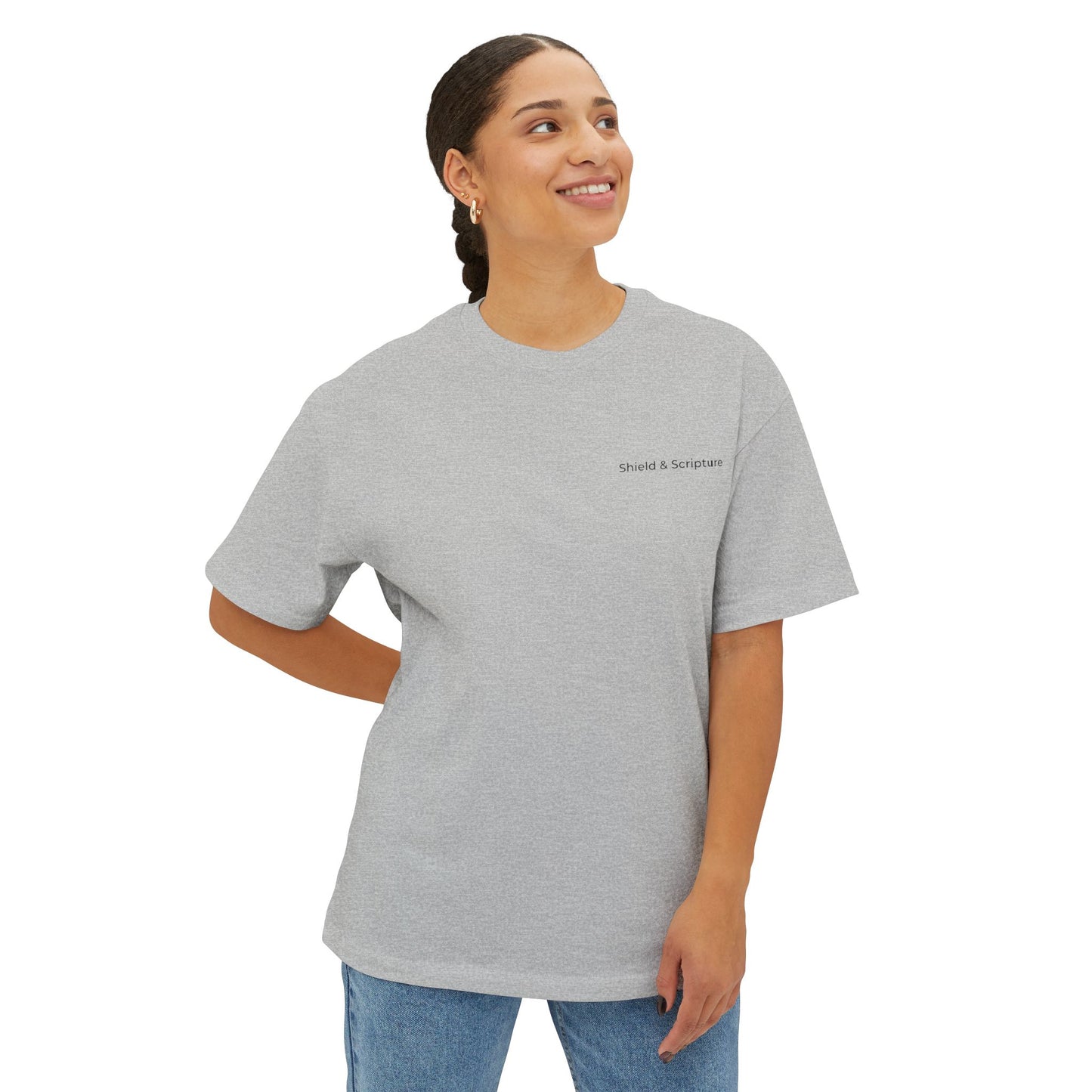 Stand Firm QR Tee | For Those Fighting Quiet Battles | Christian T-Shirt with Message Link