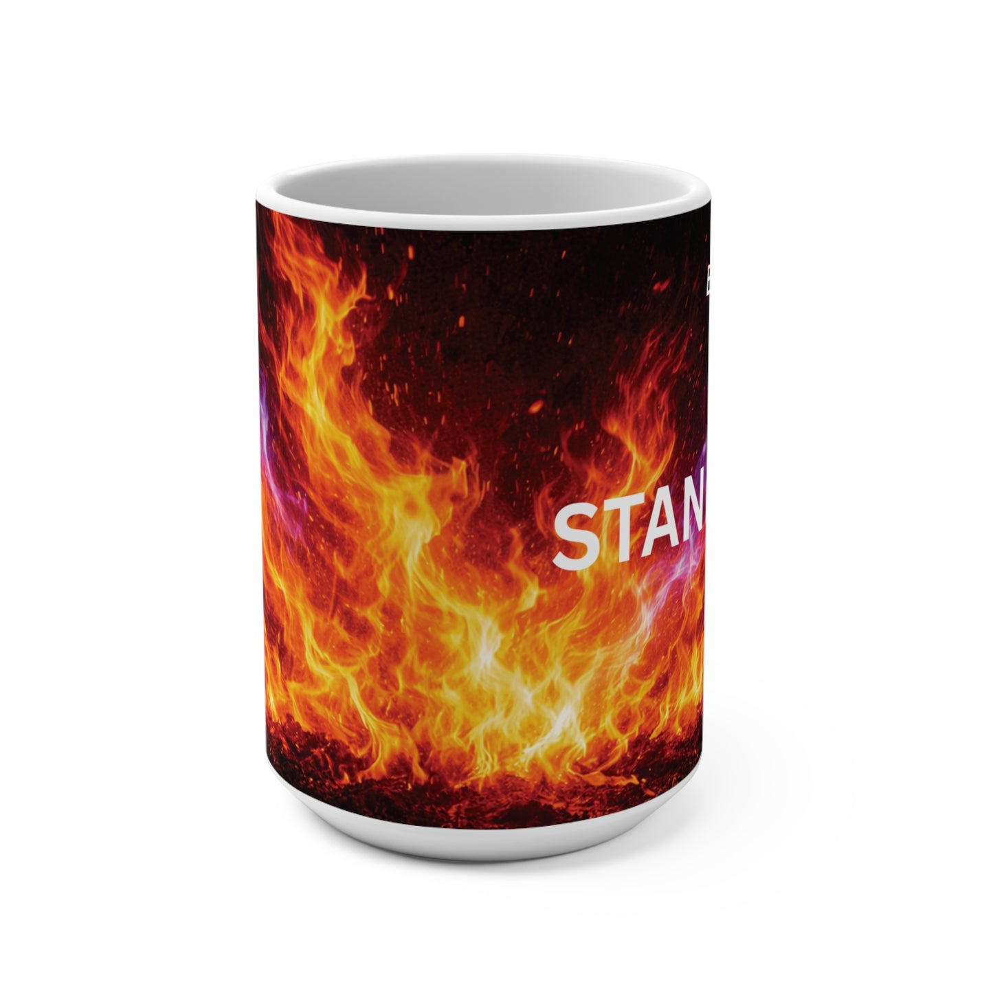 Stand Firm in the Fire – 15oz Christian Strength Mug