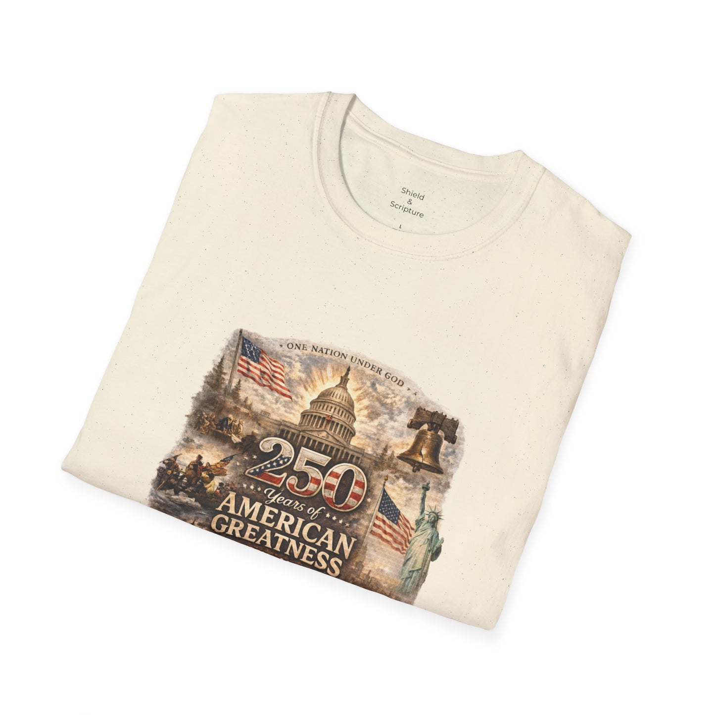 God Bless America 1776–2026 Shirt | One Nation Under God | Patriotic Christian T-Shirt