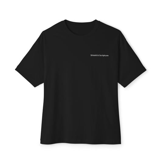 Stand Firm QR Tee | For Those Fighting Quiet Battles | Christian T-Shirt with Message Link